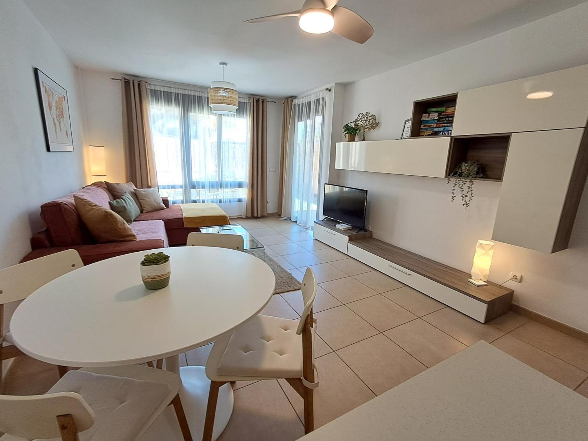 Spacious Apartment With Large Private Garden In Palm Mar Kültér fotó